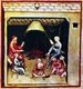 Iraq / Italy: A family keep night vigil by the fire. Illustration from Ibn Butlan's Taqwim al-sihhah or 'Maintenance of Health' (Baghdad, 11th century) published in Italy as the Tacuinum Sanitatis in the 14th century
