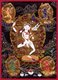China / Tibet: Thangka of dancing Dakini, 20th century
